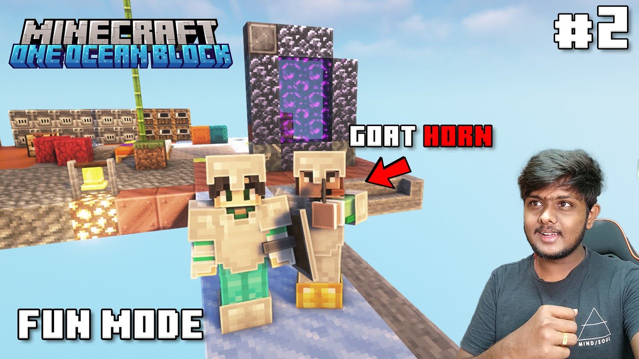 We Got The Goat Horn | Minecraft In Telugu | #2 | GMK GAMER