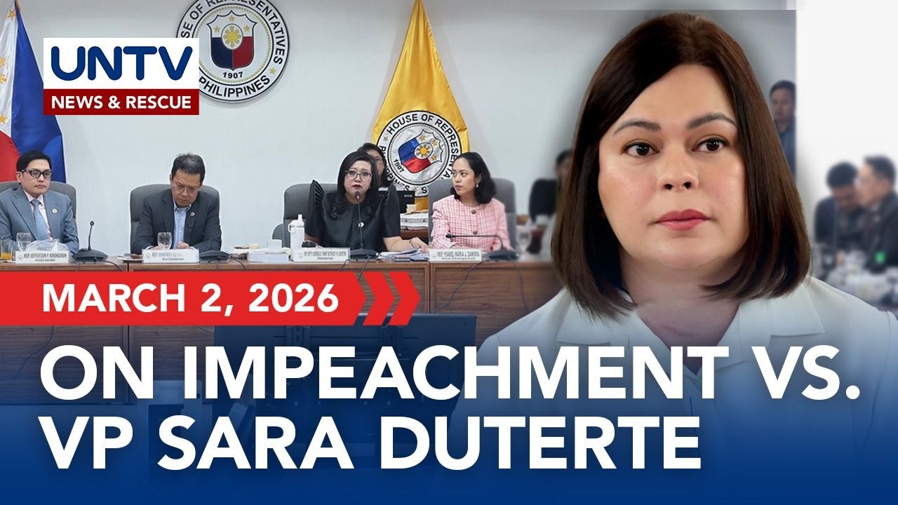 LIVE: House Justice Panel begins discussions on impeachment complaints vs. VP Sara Duterte I March 2
