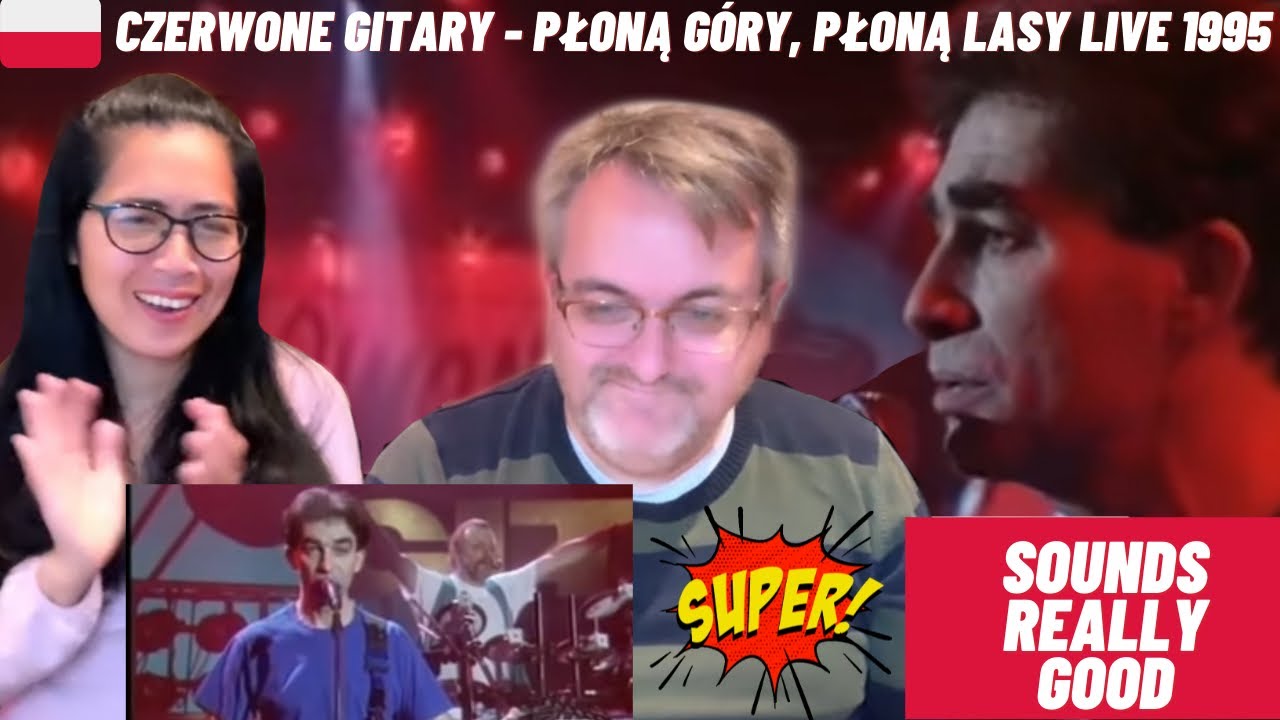 Czerwone Gitary - Płoną góry, płoną lasy LIVE 1995- 🇩🇰DANISH REACTION💕👏