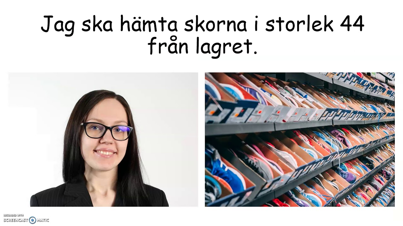 Dialog i skoaffären 1 SFI A