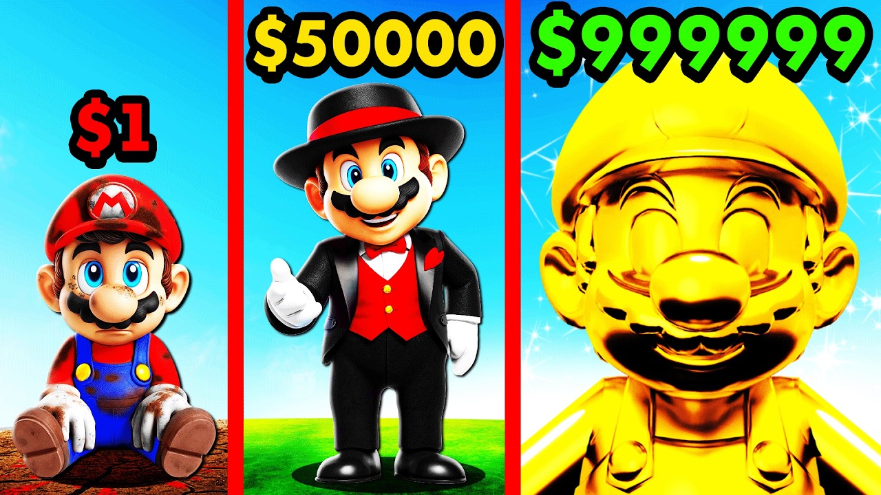 $1 To $1,000,000 MARIO In GTA 5