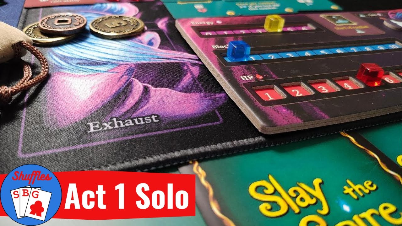 Slay the Spire the Board Game | Watcher Act 1 Solo Playthrough