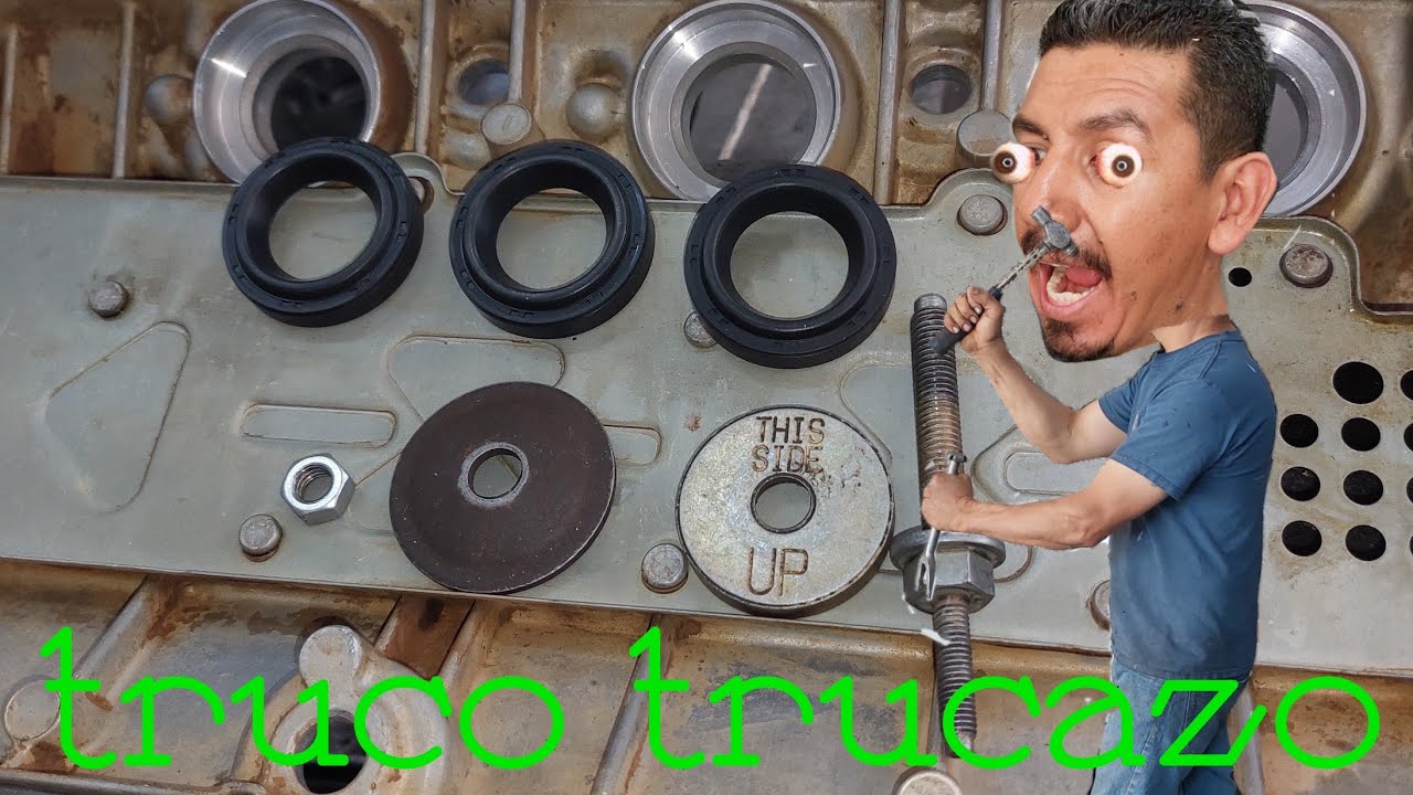 RETENES SELLOS TUBO DE BUJÍAS esta es la forma mas fácil