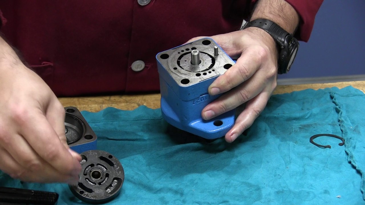 Pompe volumétrique - Inspection sommaire d'une pompe à ailette