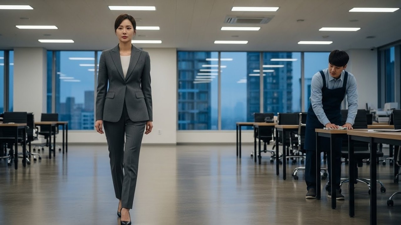 Eu era uma CEO fria e respeitada até amar um simples faxineiro novato
