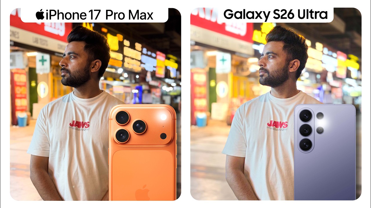 Shocking Camera Battle - Samsung S26 Ultra vs iPhone 17 Pro Max !!
