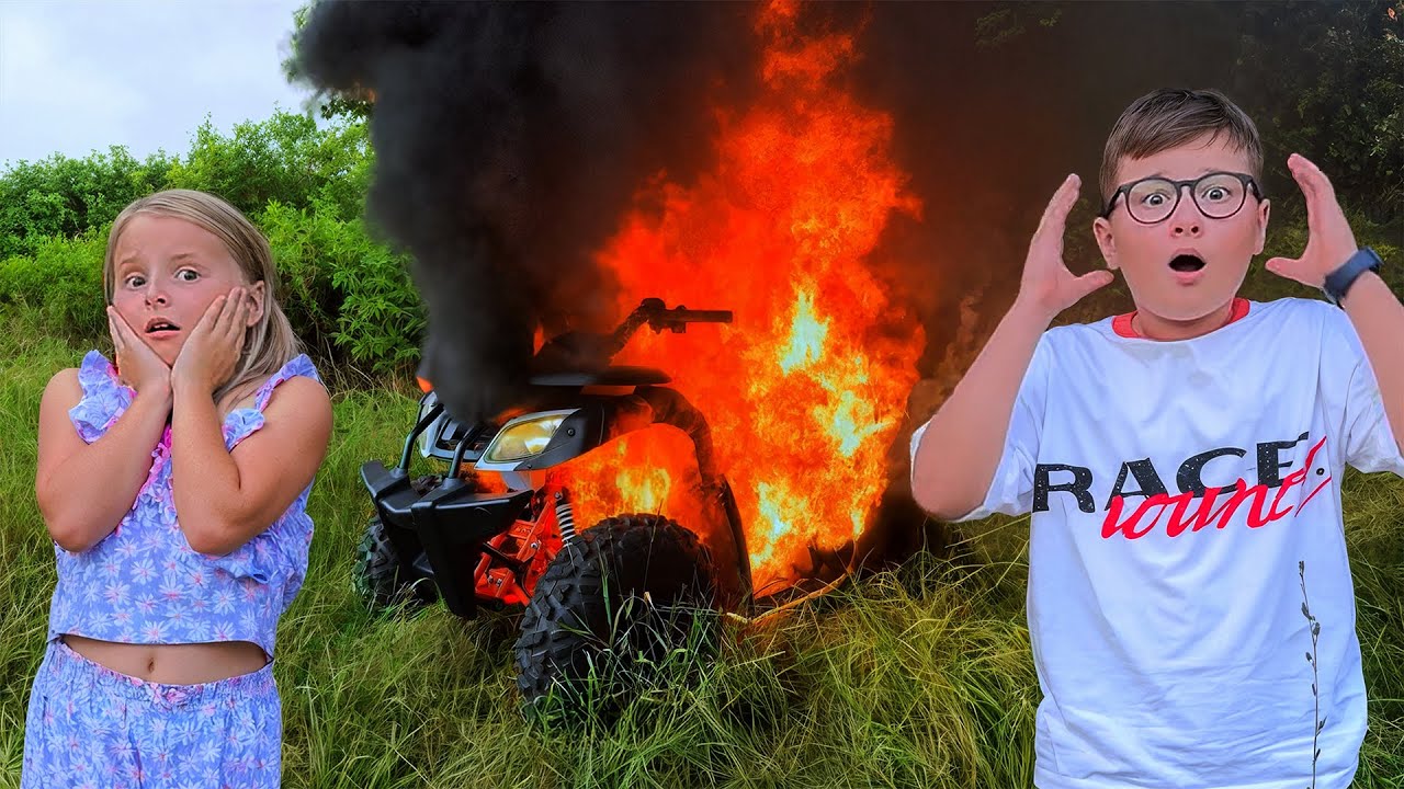 ATV-ul a luat foc! 🔥🚒