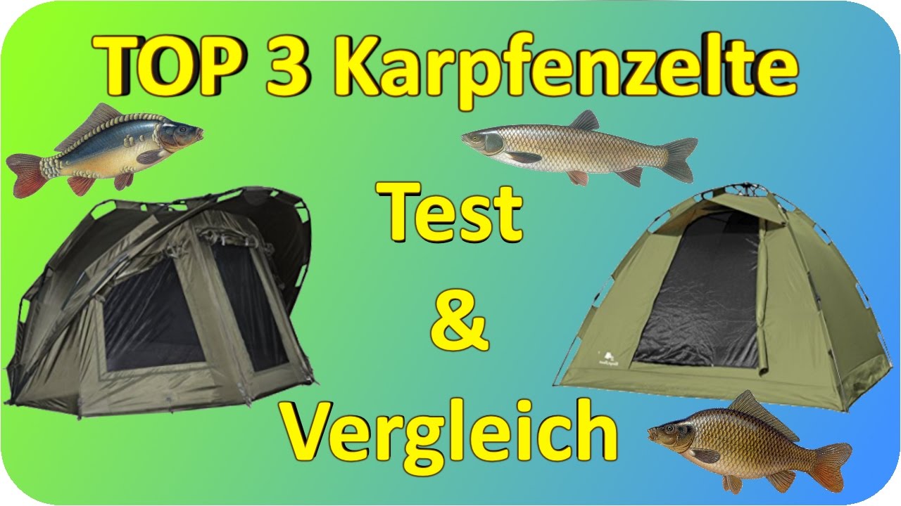 Karpfenzelte TEST & Vergleich | Top 3 Karpfenzelte Testbericht/Kaufempfehlung
