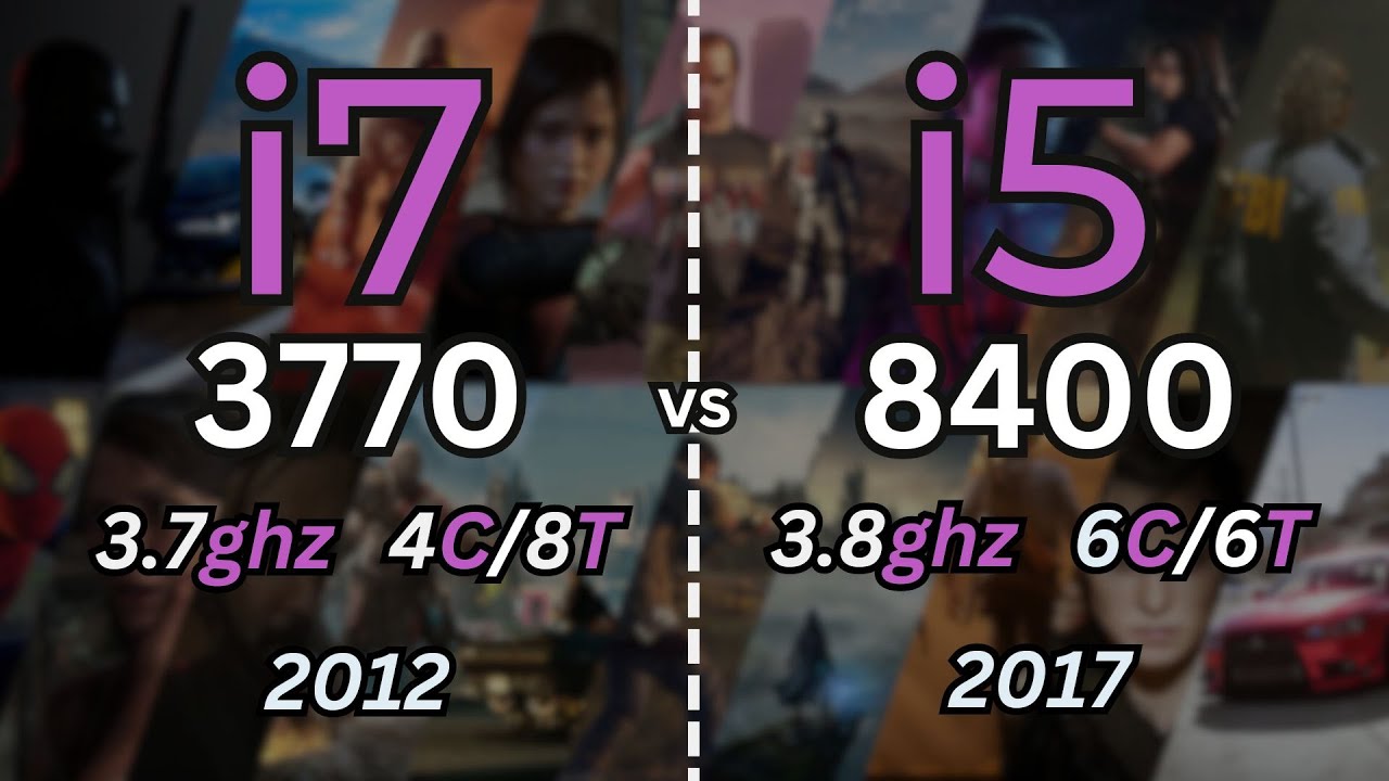 i7 3770 vs i5 8400 Tested in 14 Games (2024) | 1080p