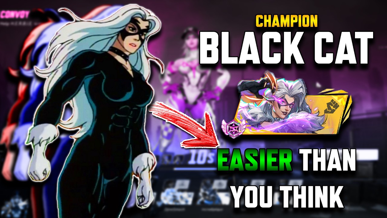 Гайд на BLACK CAT &mdash; лучшие комбо, стиль игры &laquo;потасовщик&raquo; и разбор мышления &mdash; Marvel Rivals, сезо...