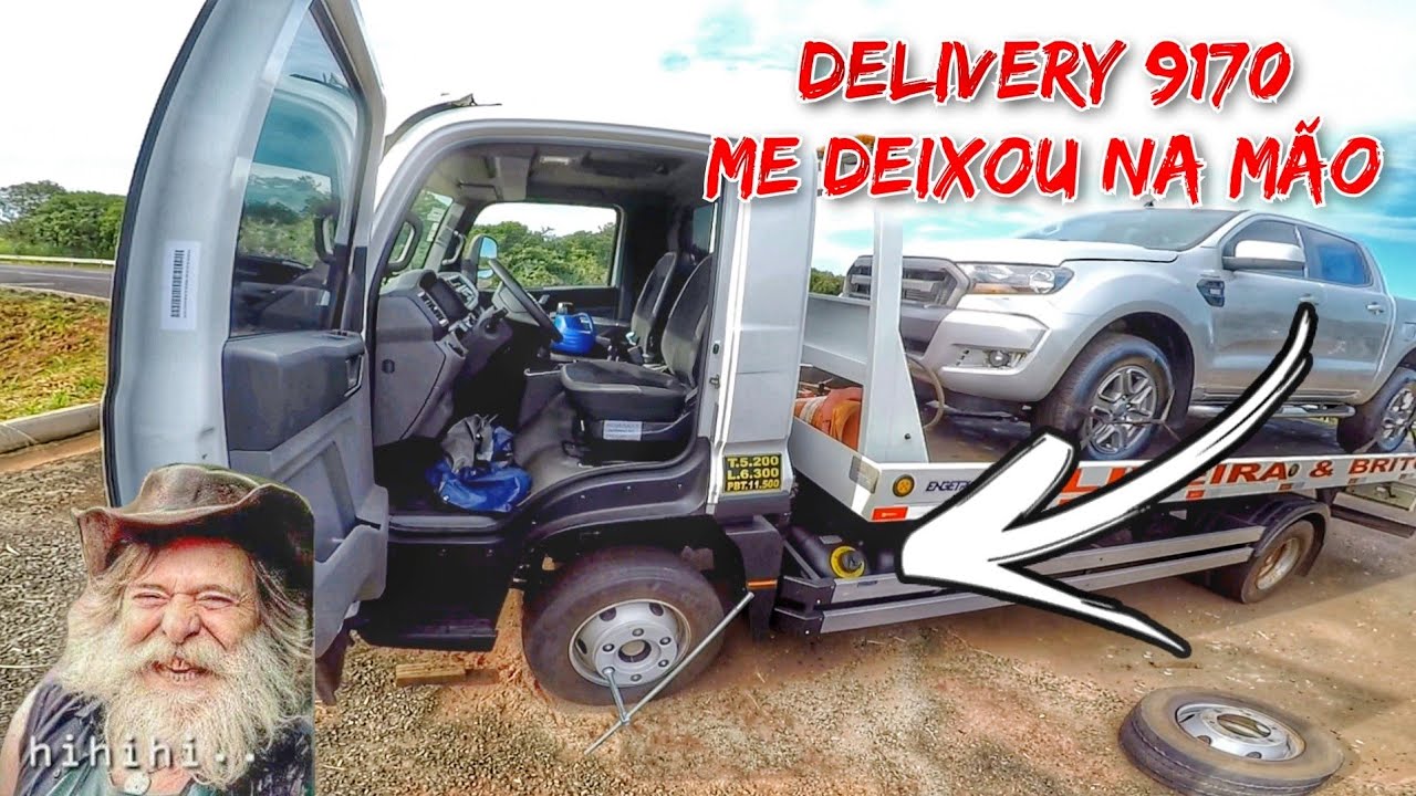 Trocando o pneu do Delivery 9170 na Rodovia | Modo Raiz