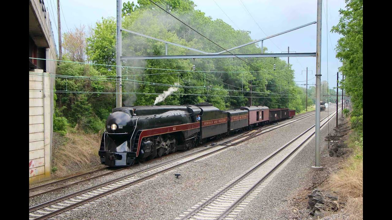 N&W 611 Arrives at Strasburg 5-26-21