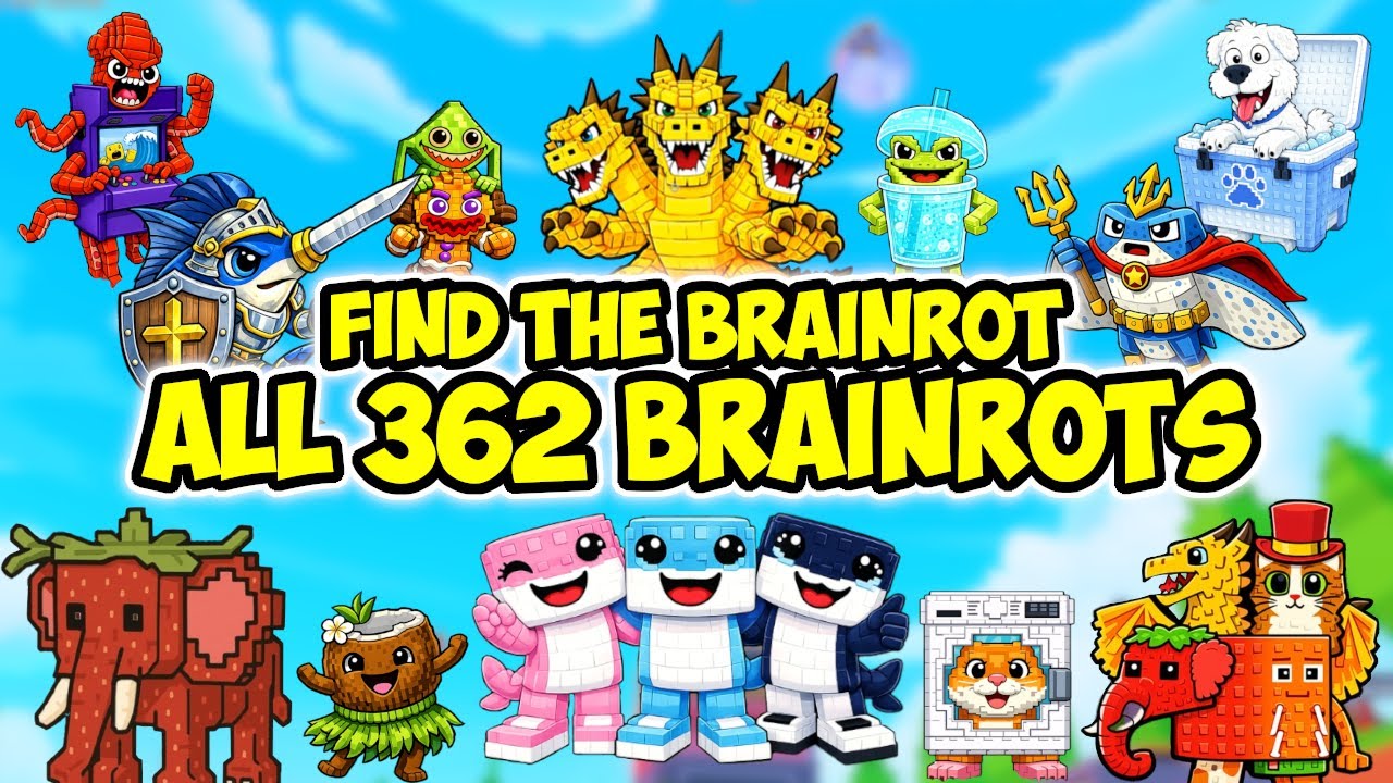[ALL] How to get ALL 362 BRAINROTS in Find the Brainrot 362 | Roblox