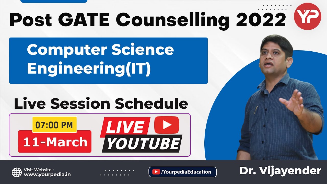 Post GATE Counselling | Computer Science Engineering | GATE 2022 |  Opportunities after GATE in CSE