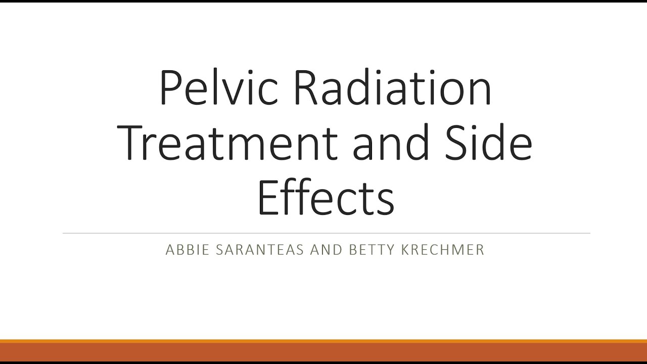 Survivorship Series: Survivorship Issues After Pelvic Radiation