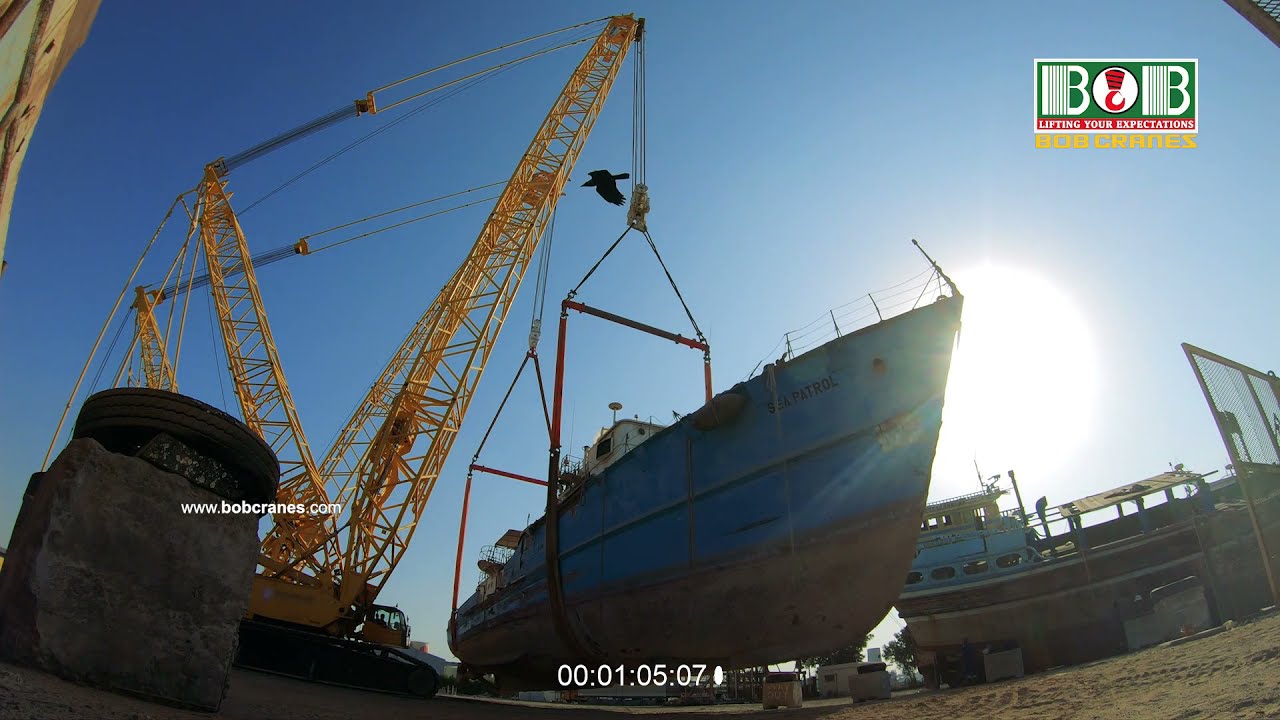 Complex Dual Lifting with Dual Crawler cranes ; Capacity 600 tons
