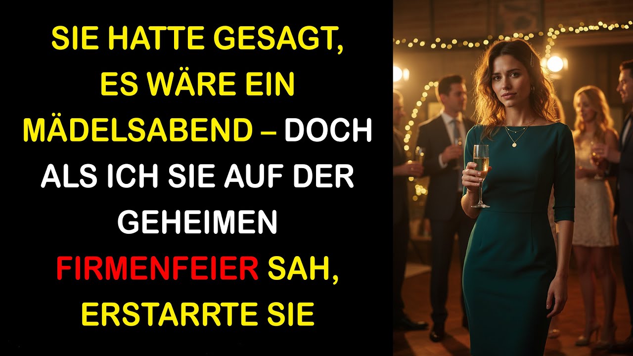 Als meine Frau mich auf der Firmenfeier sah, erstarrte sie – sie hatte nicht mit mir gerechnet
