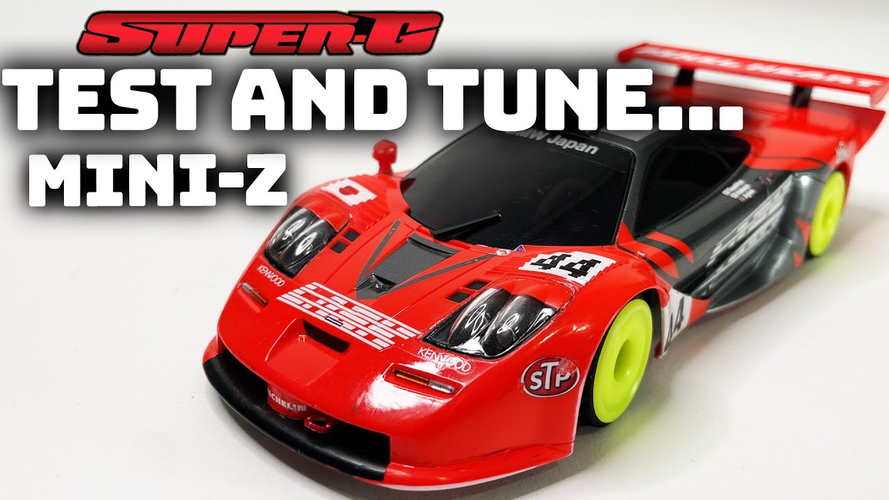 Mini-Z Box Stock Test and Tune | Super-G RC Drift Arena 1/28th Track
