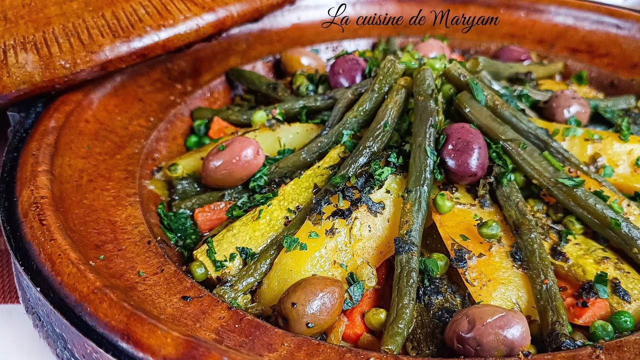 Délicieux tajine berbère aux 7 légumes à l'huile d'argan 🇲🇦, rapide, facile et vraiment délicieux 😋