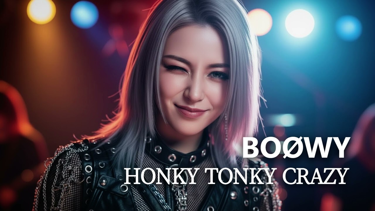 ホンキー・トンキー・クレイジー - BOØWY │ Metal Pop Vocal Cover │ AI Generated Music Song