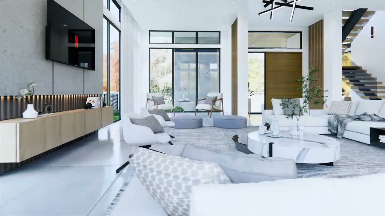 🎥 Modern Interior Design | Bright Colors, Bigger Spaces