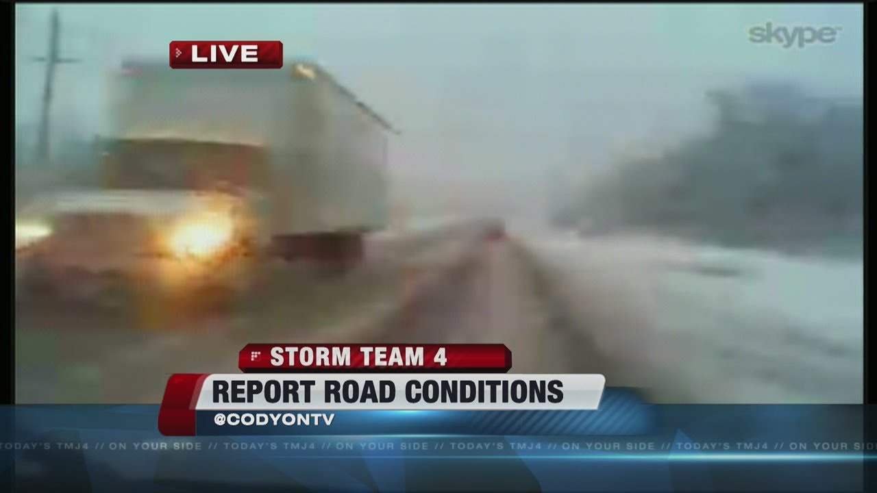 Cody Holyoke reports live from the roads