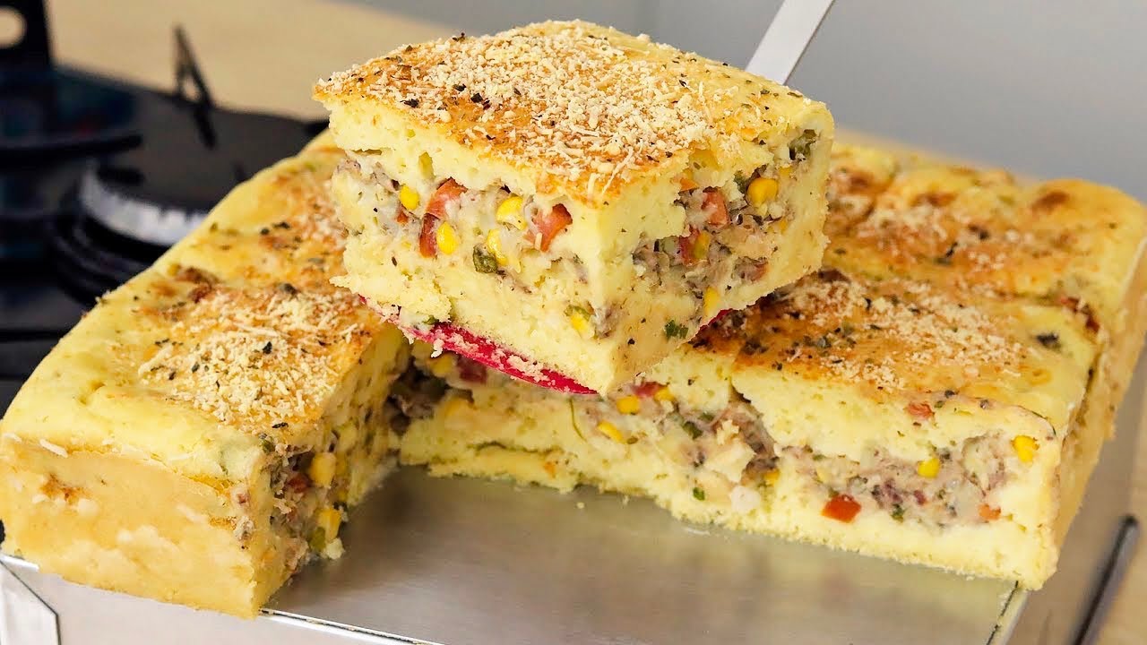 A MELHOR TORTA DE SARDINHA DE LIQUIDIFICADOR | MASSA ESPECIAL SUPER MACIA | Gabriel Freitas