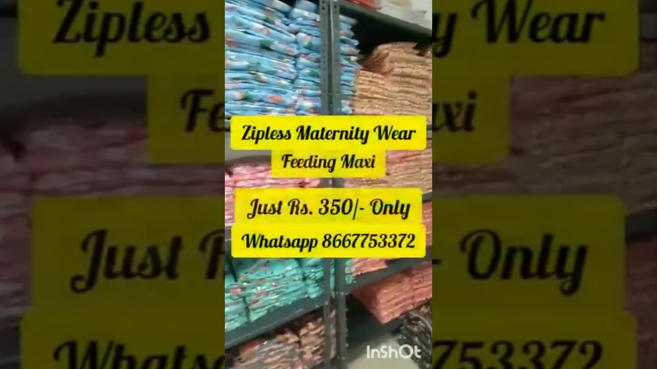 Zipless Feeding Maternity dress Just Rs.350/- Order Whatsapp 8667753372 #maxidress #maternitydress