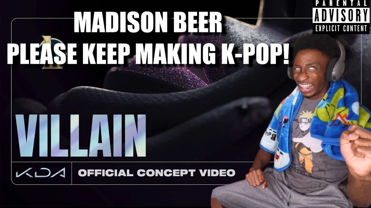 K/DA - VILLAIN ft. Madison Beer and Kim Petras (Starring Evelynn) | REACTION!