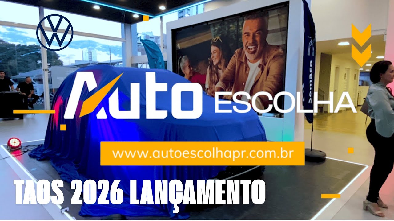 O Programa Auto Escolha foi ao Lançamento do Taos 2026 ! Como será que ficou ?