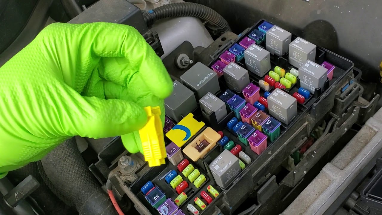 2011 Jeep Grand Cherokee Cigarette Lighter Fuse, Power Outlet Fuse Location