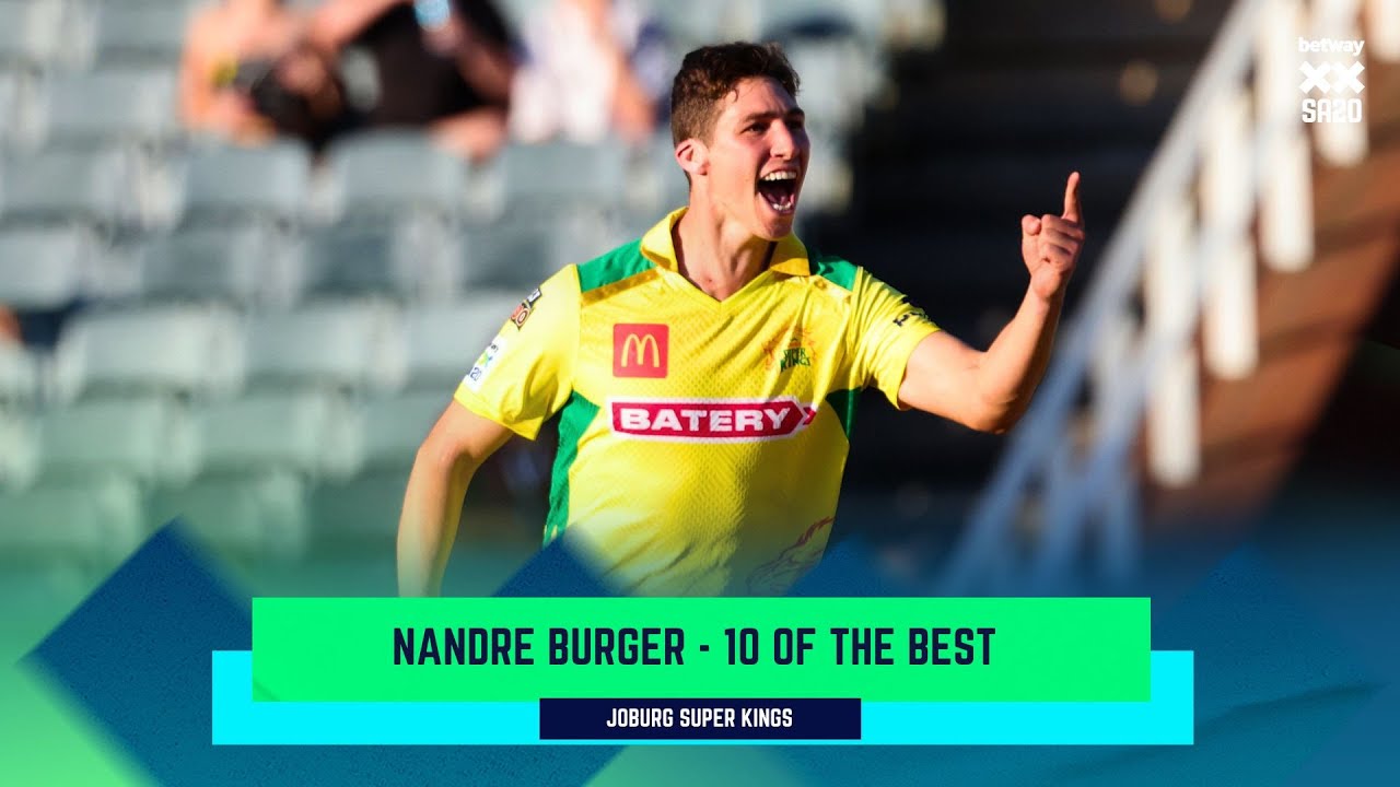 Nandre Burger's top wickets | Betway SA20