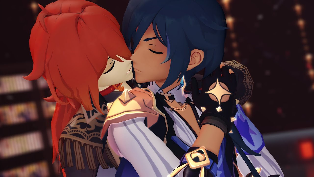 (MMD Genshin Impact)  Trouble Maker -Now (Kaeya/Diluc) 2K