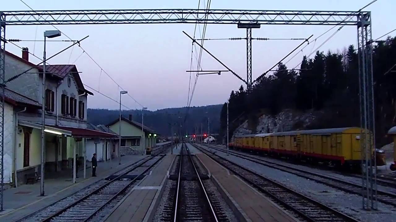 [Train driver's view] Rijeka - Moravice
