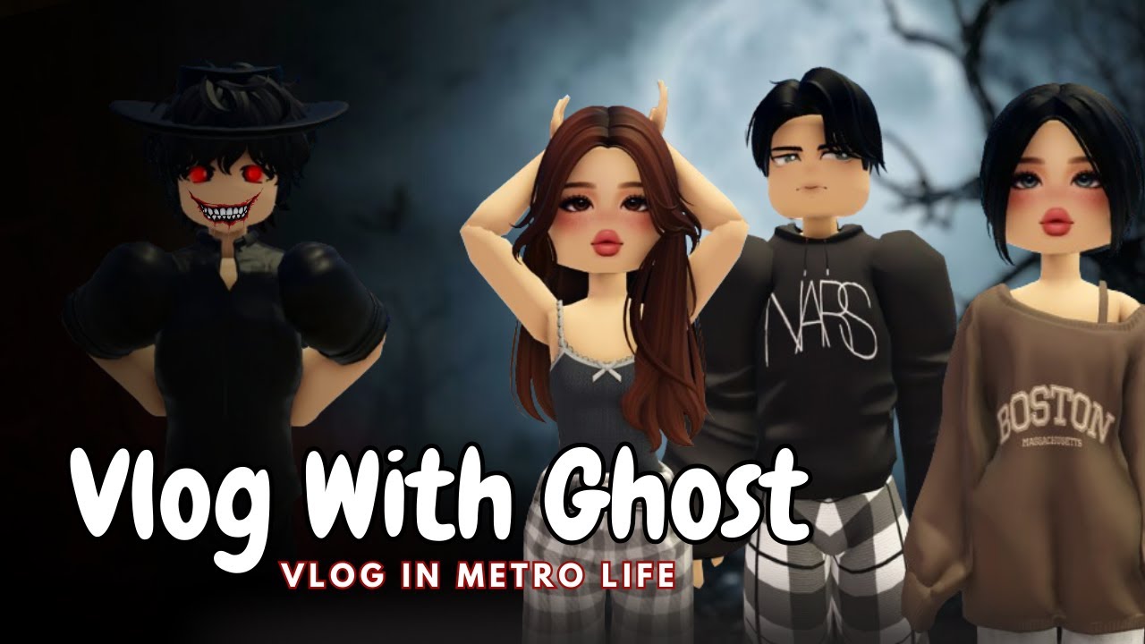 Vlog with Ghost | Vlog in Metro Life | Life Inside Roblox