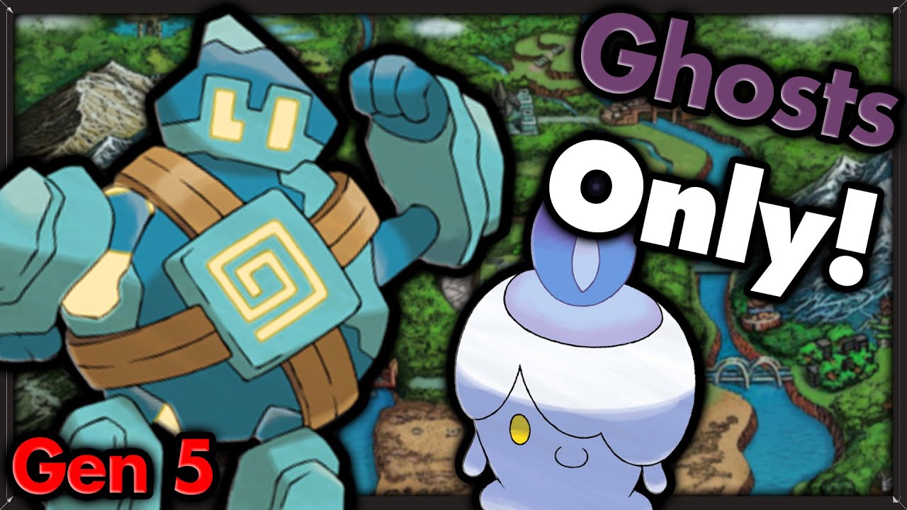 Can I Beat Pokemon Black with ONLY Ghost Type Pokemon? 🔴 Pokemon Challenges ► NO ITEMS IN BATTLE