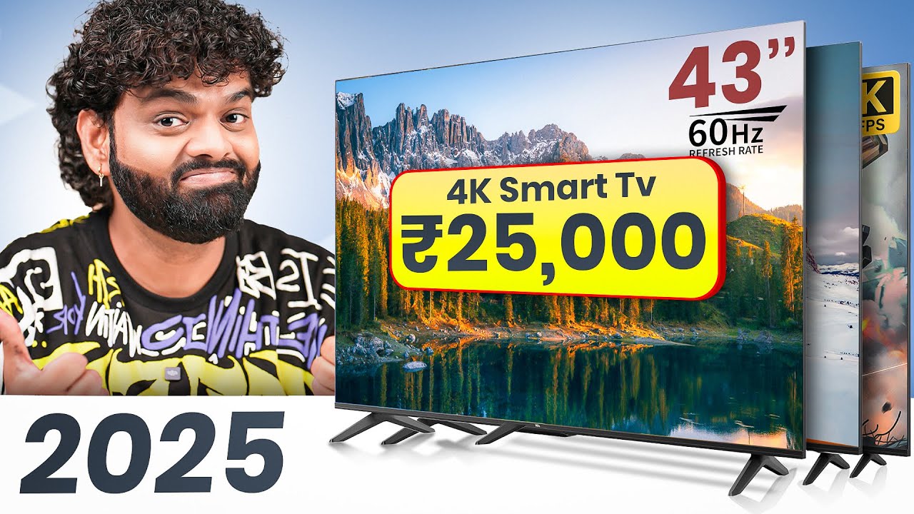 Best 43 Inch 4K TV Under ₹25000 - Flipkart BBD & Amazon Fest 2025 DEALS!