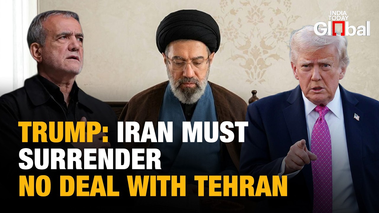 Trump Demands Iran’s Unconditional Surrender, Says ‘No Deal’ With Tehran Amid Escalating War | #Iran