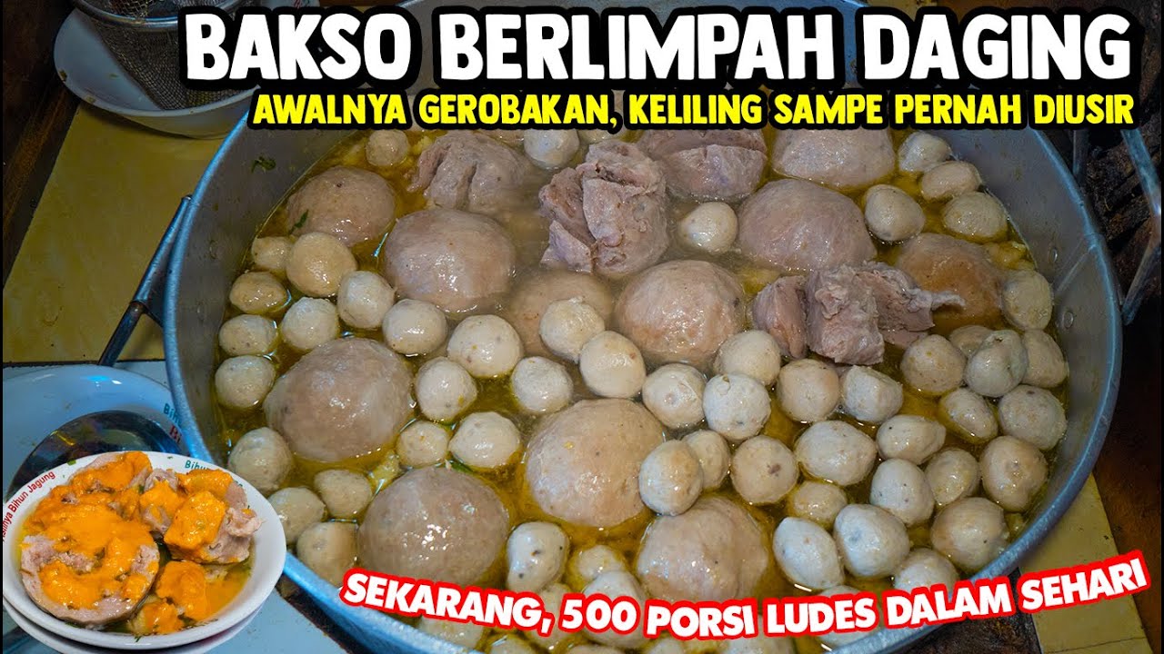 AWALNYA GEROBAKAN, KELILING SAMPE PERNAH DI USIR !! SEKARANG, 500 PORSI LUDES DALAM SEHARI