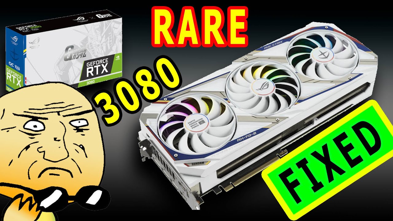 Asus strix 3080 no power missing core voltage