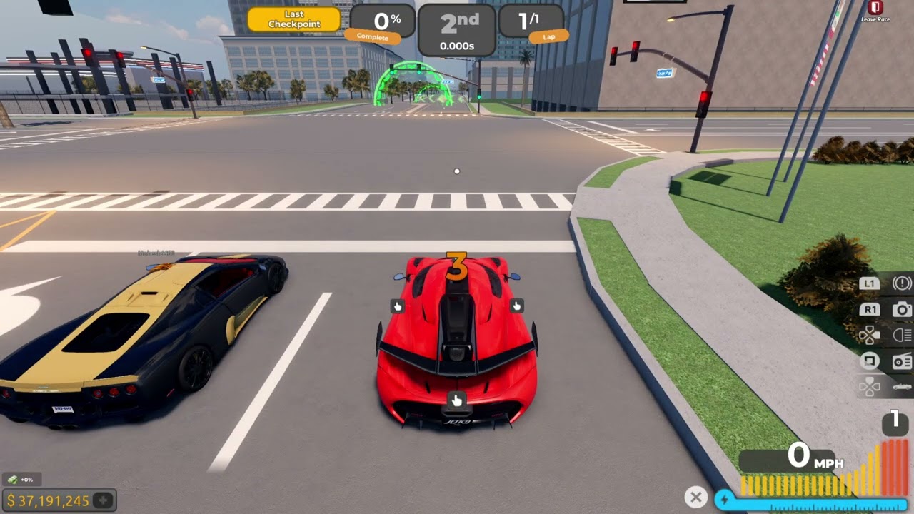 Vincemedia.com: Roblox's Driving Empire:  When you have two races and collecting Legos
