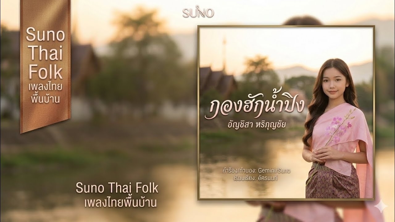 🎶 กองฮักสายน้ำปิง – บทเพลงรักละมุนอุ่นไอละโว 🎶 - อัญชิสา หริภุญชัย | Thai Lanna Folk 【Official】