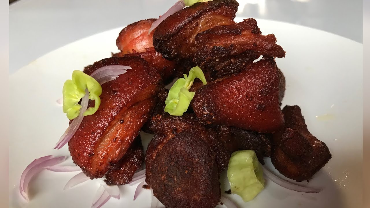 HOW TO MAKE DOMEDO/FRIED PORK