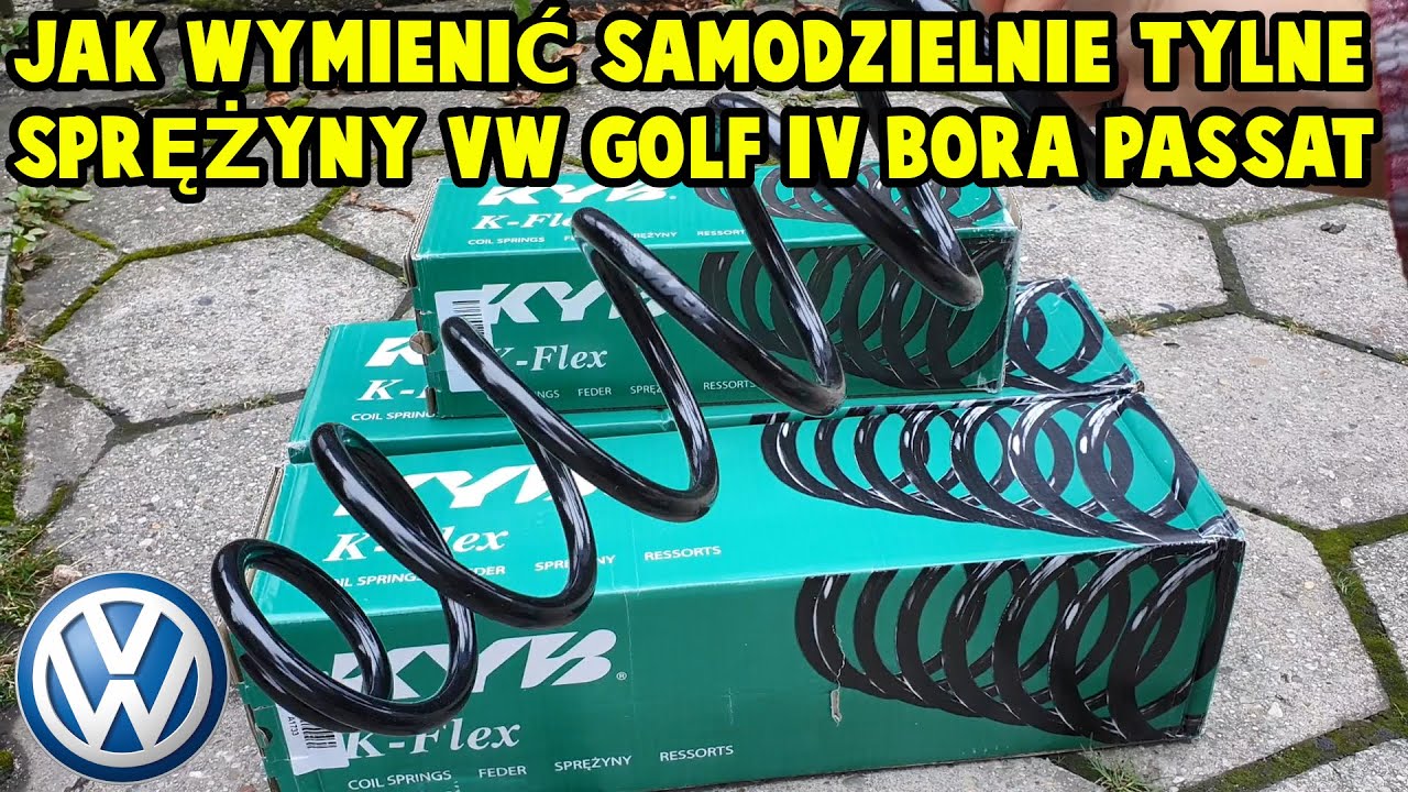 Wymiana sprężyn tył tylnych VW Golf IV/Bora/Passat B5/ Seat Leon/Toledo Audi A3/ Skoda Octavia