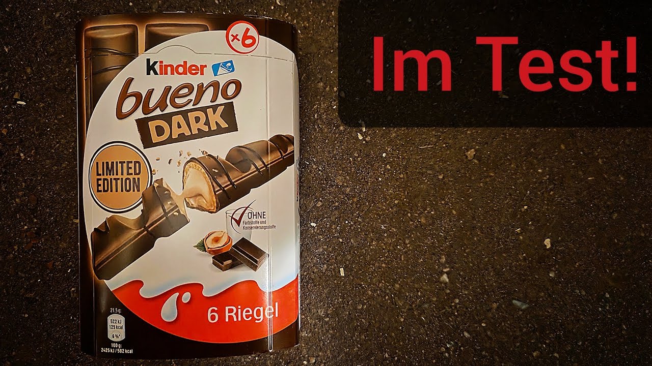 Ich teste: Kinder Bueno Dark.