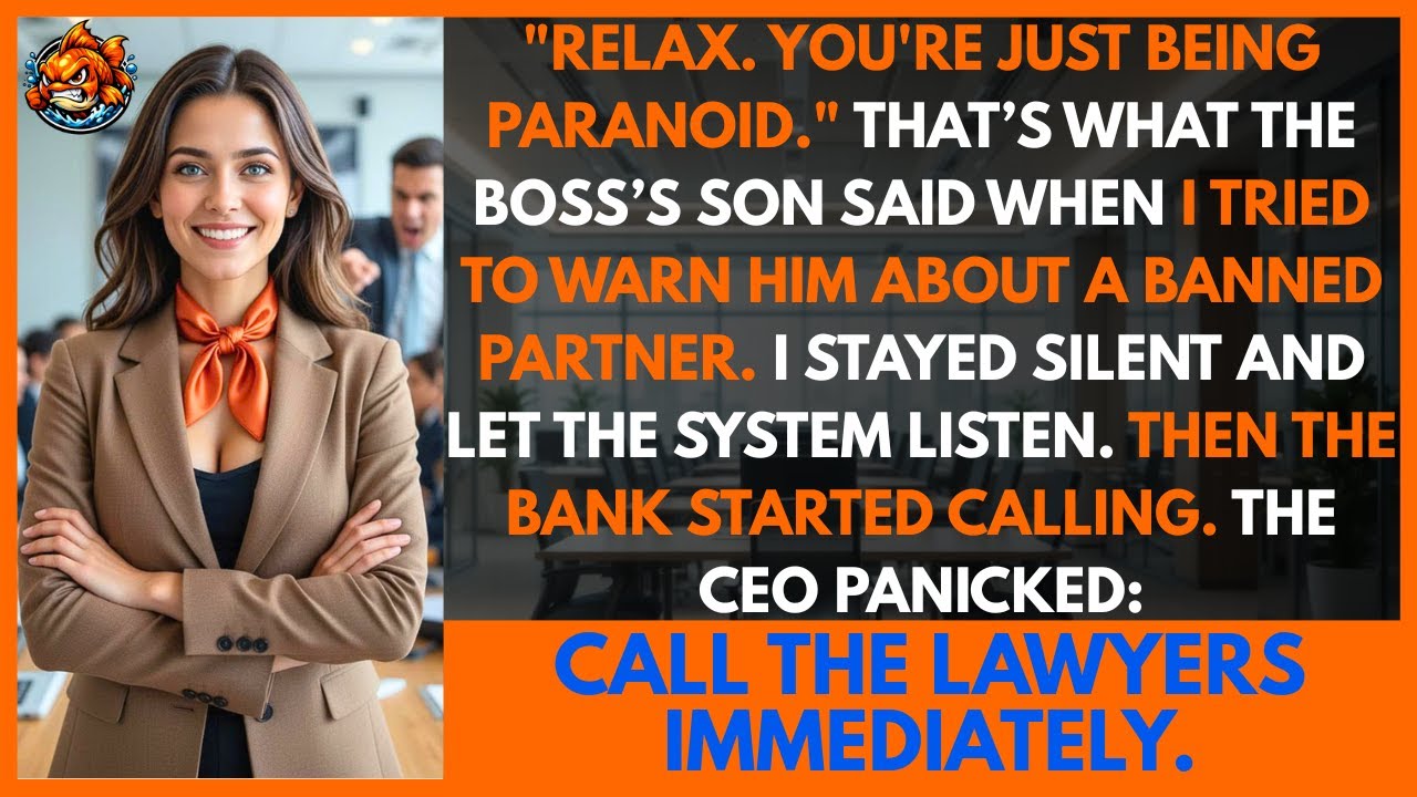 Boss’s Son Mocked My Warning About a Banned Partner. His Father Panicked: “Call a Lawyer”