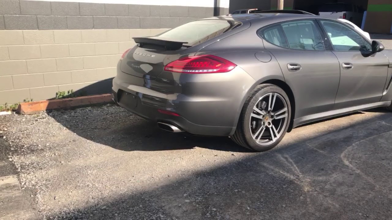 2015 Porsche Panamera muffler delete