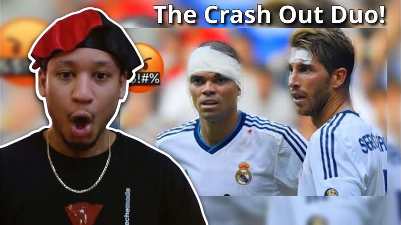 AMERICAN REACTS TO Sergio Ramos & Pepe The Most Dangerous Duo 🔥