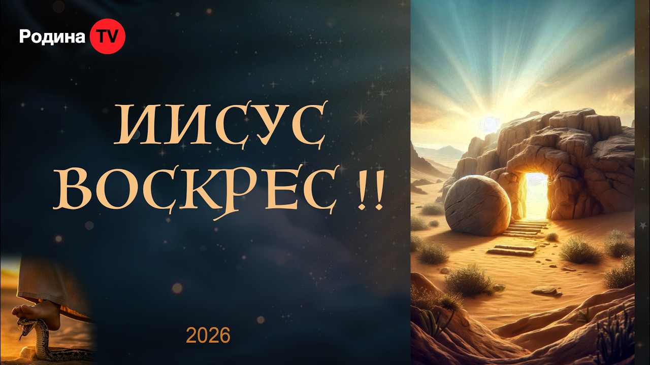 ИИСУС ВОСКРЕС !! || запись прямого эфира, Родина НВ