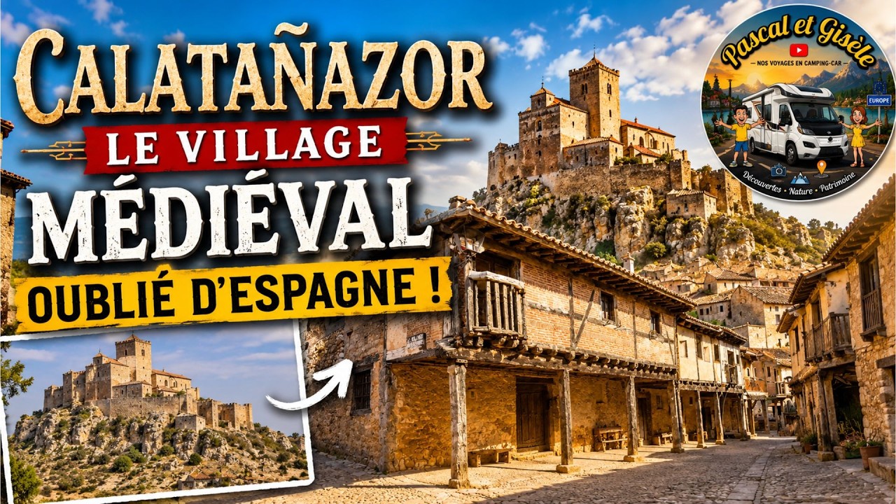Le village de JACQUOUILLE ? 🏰 Immersion à Calatañazor ! es: #Médiéval #LesVisiteurs #PascalEtGisèle